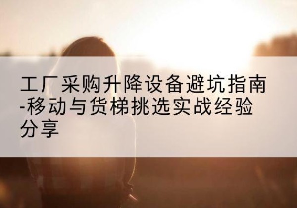 柳河移动式升降机怎么选-工厂采购升降设备避坑指南-移动与货梯挑选实战经验分享